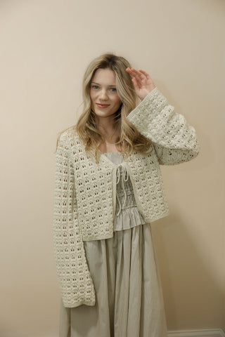 Meadow Crochet Cardigan - The Red Thread Boutique