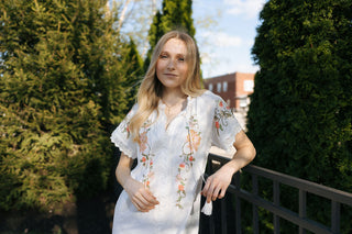 Embroidered Tassel SS Romper