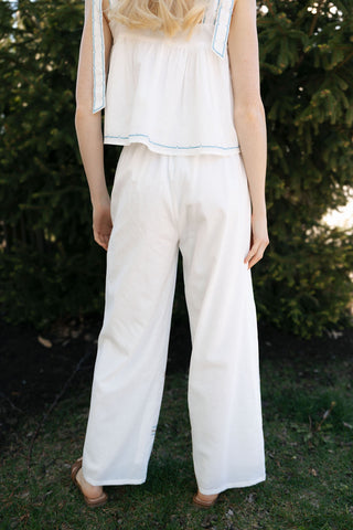 Embroidered Tank/Pants Set