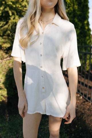 Marcell Romper, Sea Salt by Z Supply