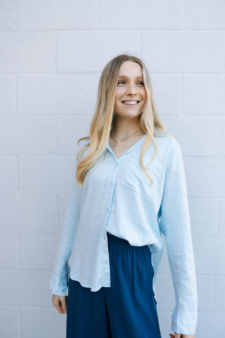The Perfect Linen Top, Salt Water by Z Supply