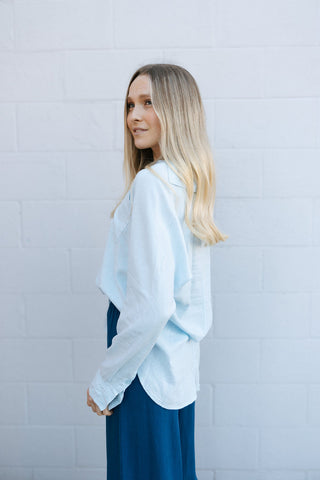 The Perfect Linen Top, Salt Water by Z Supply