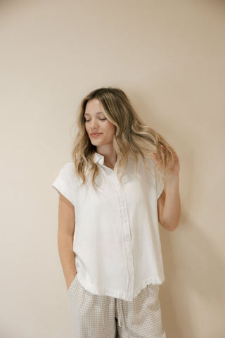Elieo Top, White - The Red Thread Boutique