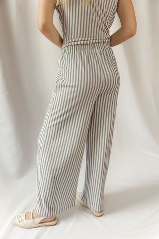 Z Supply Scout Knit Stripe Pants, Eclipse