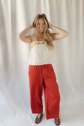 Clara Crochet Citrus Tank - The Red Thread Boutique