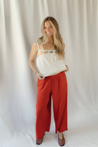 Clara Crochet Citrus Tank - The Red Thread Boutique