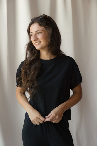 Z Supply Banyan Top, Black - The Red Thread Boutique
