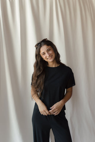 Z Supply Banyan Top, Black - The Red Thread Boutique