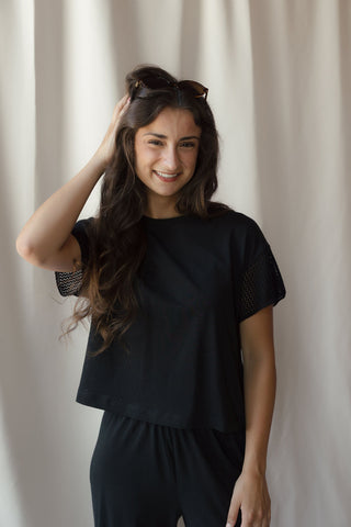 Z Supply Banyan Top, Black - The Red Thread Boutique