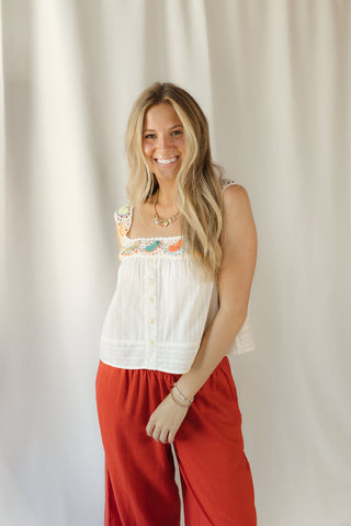 Clara Crochet Citrus Tank - The Red Thread Boutique