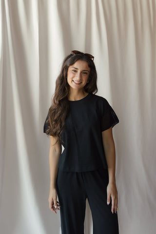 Z Supply Banyan Top, Black - The Red Thread Boutique