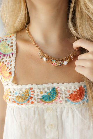 Clara Crochet Citrus Tank - The Red Thread Boutique