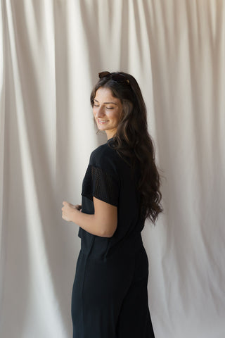 Z Supply Banyan Top, Black - The Red Thread Boutique