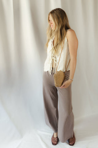 Ellis Beaded Lace Vest - The Red Thread Boutique
