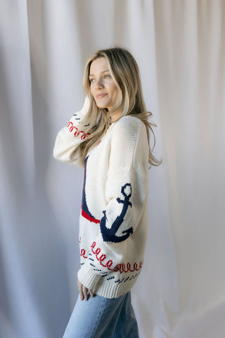 Set Sail Americana Graphic Sweater - The Red Thread Boutique