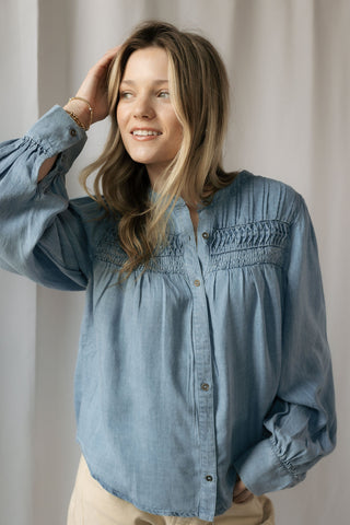 Briar Denim Top - The Red Thread Boutique