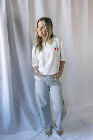 Cherry on Top Graphic Tee - The Red Thread Boutique