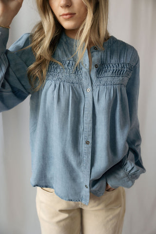 Briar Denim Top - The Red Thread Boutique