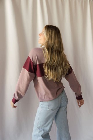 Pembrook Top, Mauve Multi