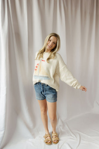 Sailboat Knit Sweater