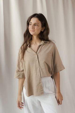 Z Supply Expedition Button Up, Taro - The Red Thread Boutique
