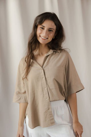 Z Supply Expedition Button Up, Taro - The Red Thread Boutique