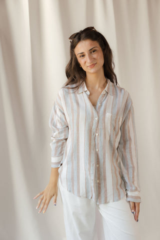 Z Supply The Perfect Line Top, Coconut - The Red Thread Boutique