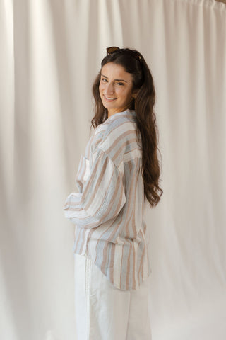 Z Supply The Perfect Line Top, Coconut - The Red Thread Boutique