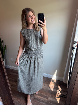 Z Supply Brooke Gingham Skirt - The Red Thread Boutique