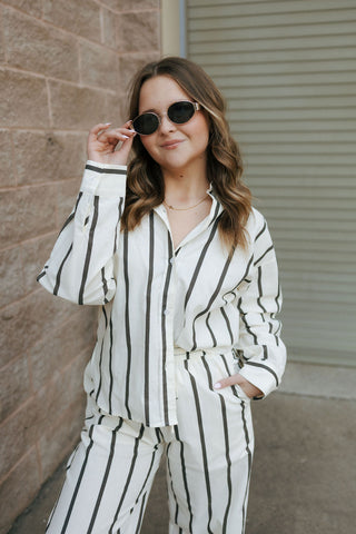 Stripe Button Down Shirt