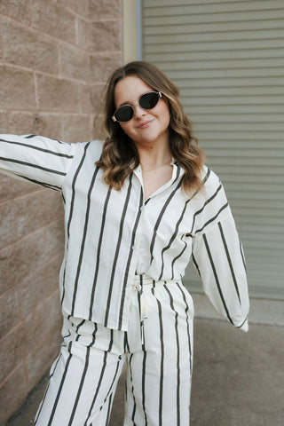 Stripe Button Down Shirt