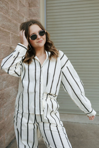 Stripe Button Down Shirt