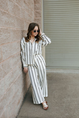 Stripe Button Down Shirt