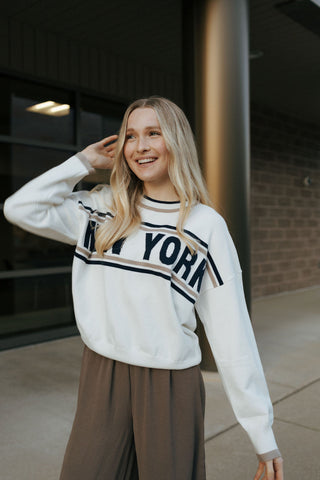 New York Stripe Sweater *final sale