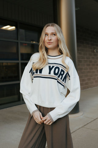 New York Stripe Sweater *final sale