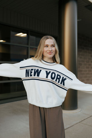 New York Stripe Sweater *final sale