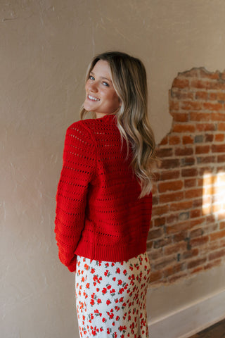 Romance Cardigan, Cherry by Z Supply