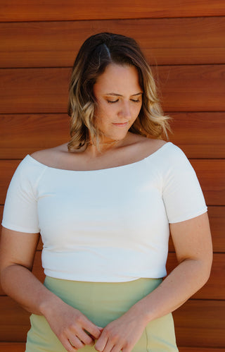 Adriana Top, White *final sale