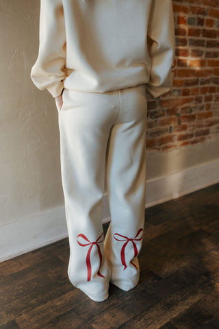 Bow Sweat Pants *final sale