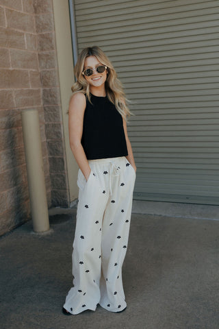 Sloane Textured Slub Top, Black by Z Supply