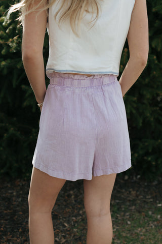 Loose Fitting Shorts, Lavender