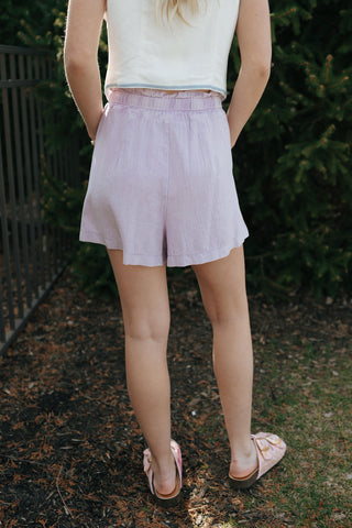 Loose Fitting Shorts, Lavender