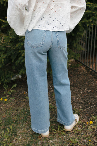 Patch Pocket Wide Leg