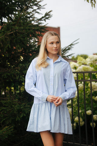 Stripe Shirt Dress *final sale