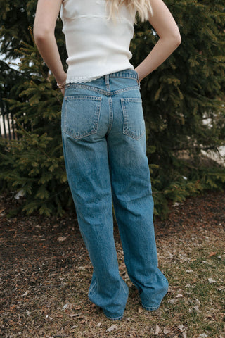 Longer Length Straight by Just Black Denim