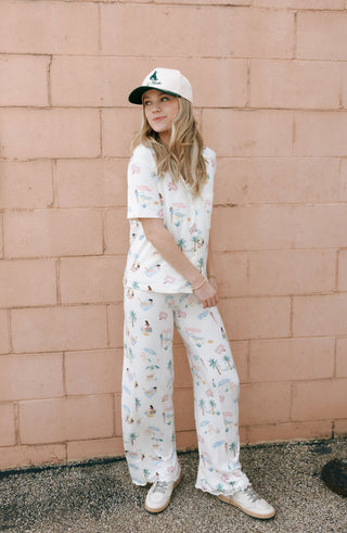 Dawn Beach Days Pant, Bone by Z Supply