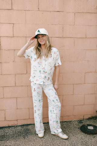 Dawn Beach Days Pant, Bone by Z Supply