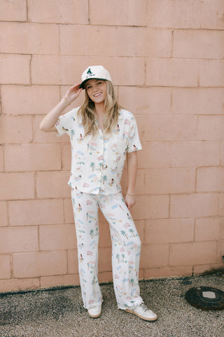 Dawn Beach Days Pant, Bone by Z Supply