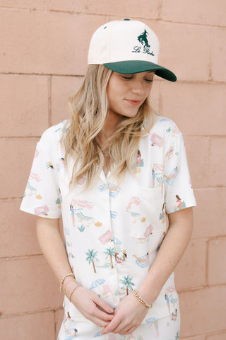 Beach Days PJ Top, Bone by Z Supply