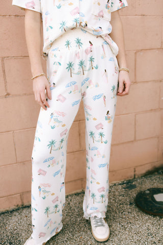 Dawn Beach Days Pant, Bone by Z Supply
